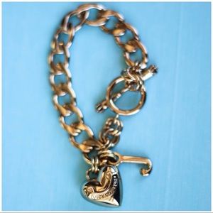 Gold Juicy Couture Charm Bracelet